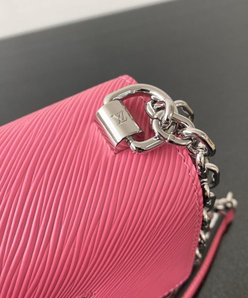 1:1 Replica Louis Vuitton LV Twist Mini Epi Pink Luxury Bag For Women M56120 - 6.1in/15.5cm