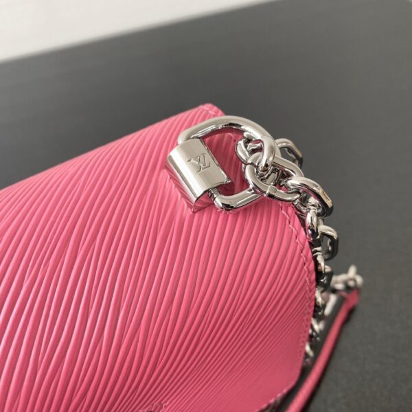 1:1 Replica Louis Vuitton LV Twist Mini Epi Pink Luxury Bag For Women M56120 - 6.1in/15.5cm