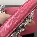 1:1 Replica Louis Vuitton LV Twist Mini Epi Pink Luxury Bag For Women M56120 - 6.1in/15.5cm