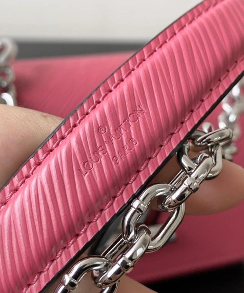 1:1 Replica Louis Vuitton LV Twist Mini Epi Pink Luxury Bag For Women M56120 - 6.1in/15.5cm