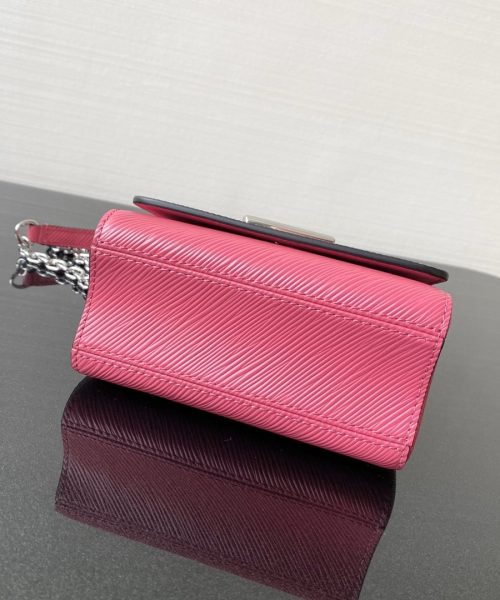 1:1 Replica Louis Vuitton LV Twist Mini Epi Pink Luxury Bag For Women M56120 - 6.1in/15.5cm