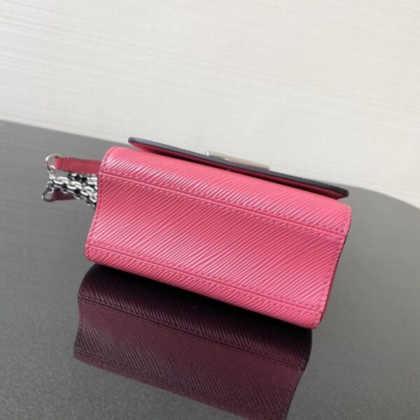 1:1 Replica Louis Vuitton LV Twist Mini Epi Pink Luxury Bag For Women M56120 - 6.1in/15.5cm