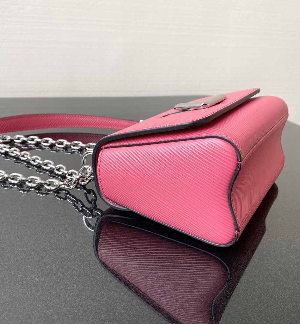 1:1 Replica Louis Vuitton LV Twist Mini Epi Pink Luxury Bag For Women M56120 - 6.1in/15.5cm