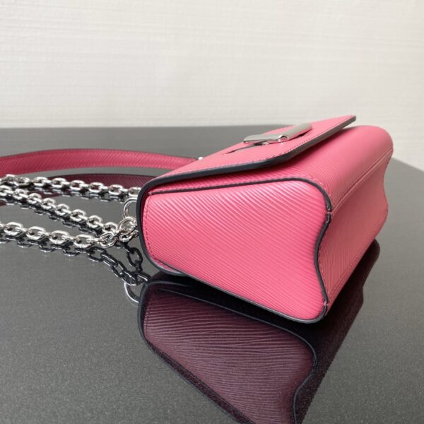 1:1 Replica Louis Vuitton LV Twist Mini Epi Pink Luxury Bag For Women M56120 - 6.1in/15.5cm