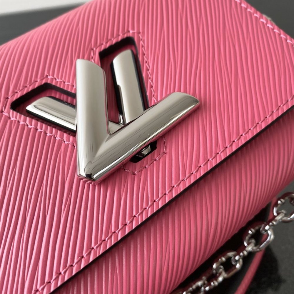 1:1 Replica Louis Vuitton LV Twist Mini Epi Pink Luxury Bag For Women M56120 - 6.1in/15.5cm - Image 2