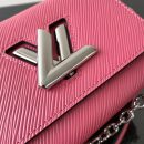 1:1 Replica Louis Vuitton LV Twist Mini Epi Pink Luxury Bag For Women M56120 - 6.1in/15.5cm