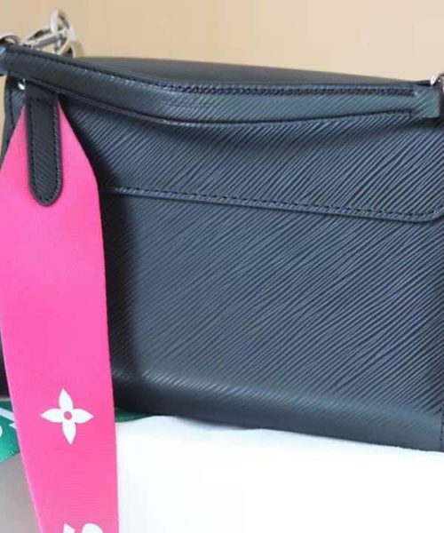 1:1 Replica Louis Vuitton LV Twist MM Bag, Shoulder and Cross Body Bags Luxury Bag For Women Black M59416 - 9.1in/23cm