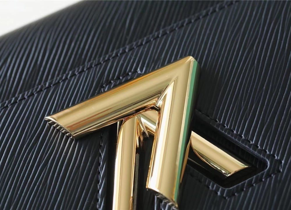 1:1 Replica Louis Vuitton LV Twist MM Epi Black Luxury Bag For Women M59887 - 9.1in/23cm