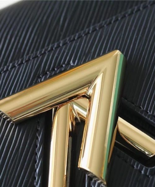 1:1 Replica Louis Vuitton LV Twist MM Epi Black Luxury Bag For Women M59887 - 9.1in/23cm