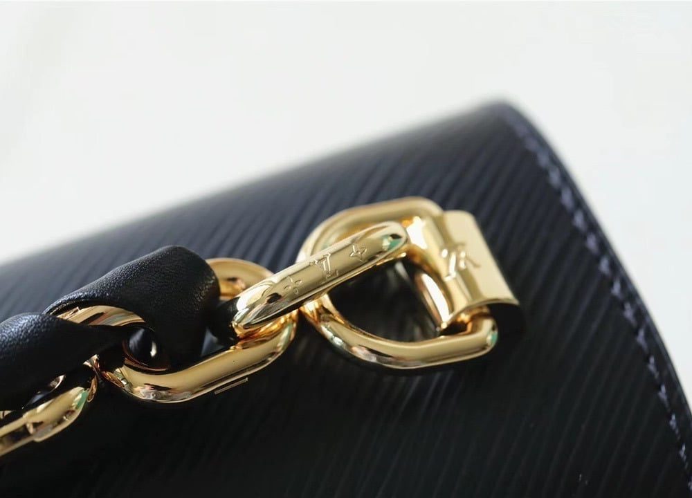 1:1 Replica Louis Vuitton LV Twist MM Epi Black Luxury Bag For Women M59887 - 9.1in/23cm