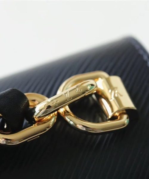 1:1 Replica Louis Vuitton LV Twist MM Epi Black Luxury Bag For Women M59887 - 9.1in/23cm