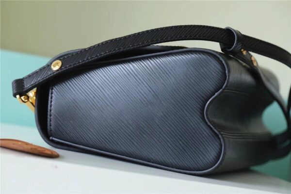 1:1 Replica Louis Vuitton LV Twist MM Epi Black Luxury Bag For Women M59887 - 9.1in/23cm