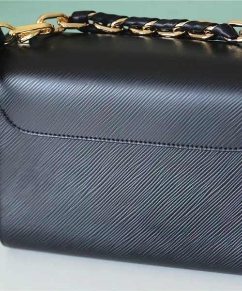 1:1 Replica Louis Vuitton LV Twist MM Epi Black Luxury Bag For Women M59887 - 9.1in/23cm