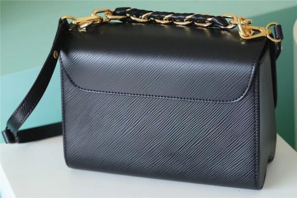 1:1 Replica Louis Vuitton LV Twist MM Epi Black Luxury Bag For Women M59887 - 9.1in/23cm