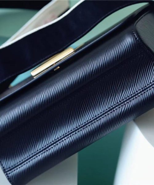 1:1 Replica Louis Vuitton LV Twist MM Epi Black Luxury Bag For Women M20680 - 7.5in/19cm