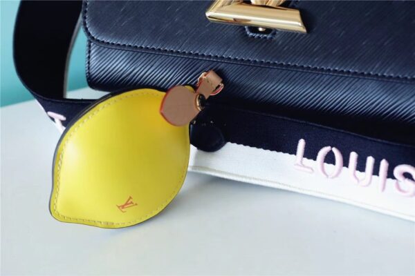 1:1 Replica Louis Vuitton LV Twist MM Epi Black Luxury Bag For Women M20680 - 7.5in/19cm