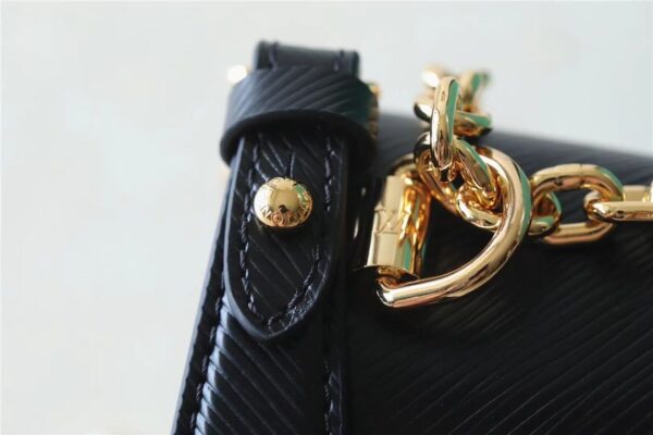 1:1 Replica Louis Vuitton LV Twist MM Epi Black Luxury Bag For Women - 9.1in/23cm