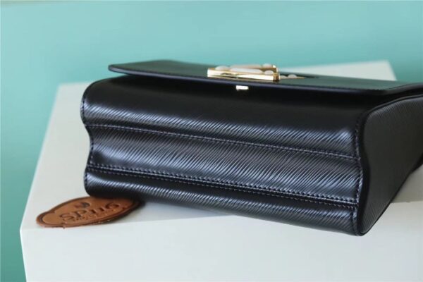 1:1 Replica Louis Vuitton LV Twist MM Epi Black Luxury Bag For Women - 9.1in/23cm
