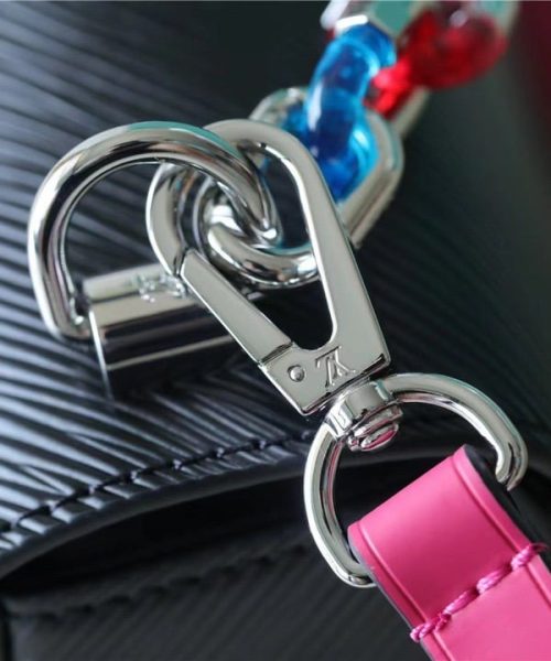1:1 Replica Louis Vuitton LV Twist MM Epi Black Luxury Bag For Women - 9.1in/23cm
