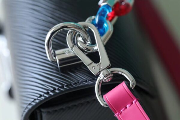 1:1 Replica Louis Vuitton LV Twist MM Epi Black Luxury Bag For Women - 9.1in/23cm