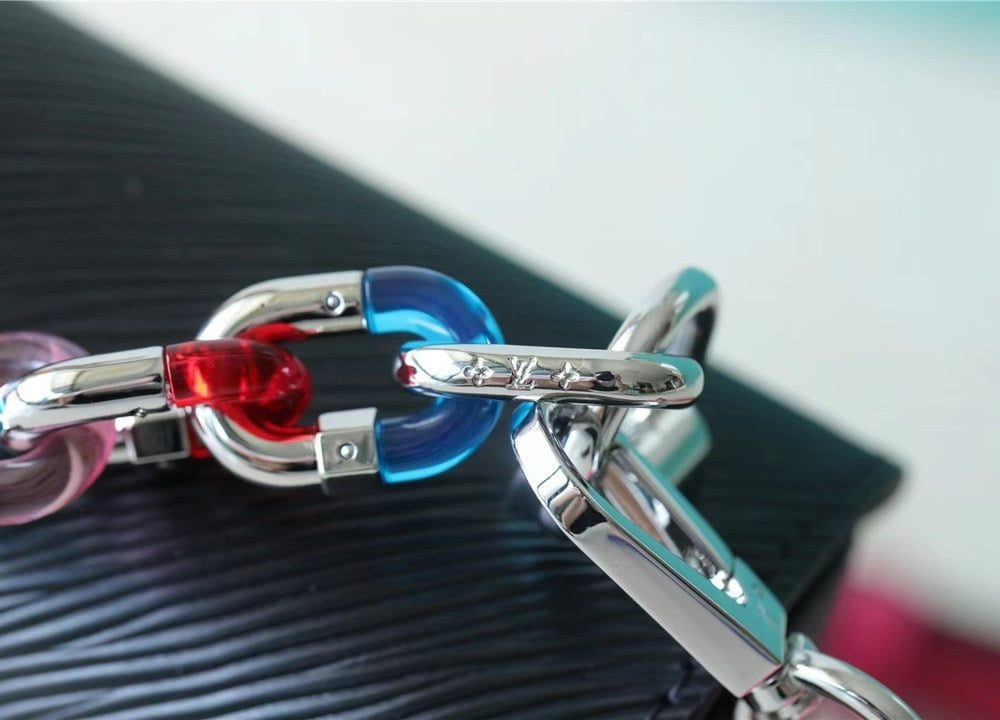 1:1 Replica Louis Vuitton LV Twist MM Epi Black Luxury Bag For Women - 9.1in/23cm