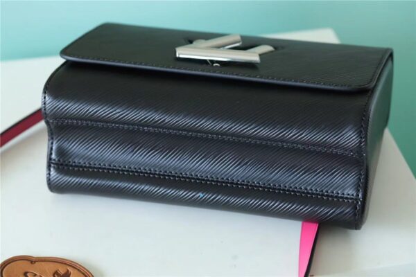 1:1 Replica Louis Vuitton LV Twist MM Epi Black Luxury Bag For Women - 9.1in/23cm