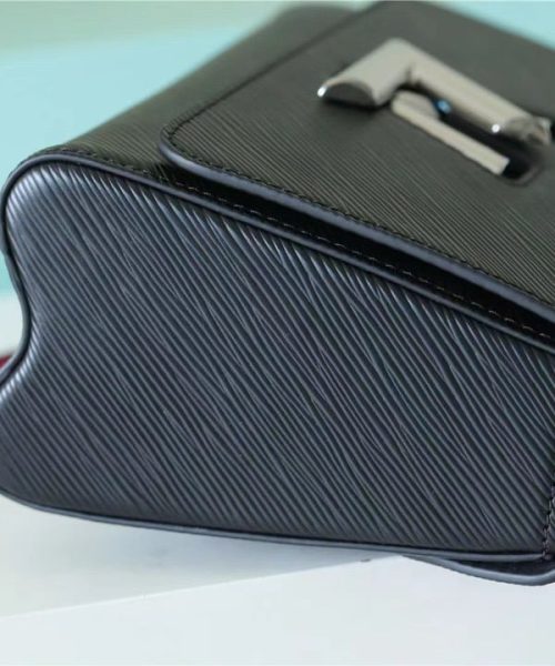 1:1 Replica Louis Vuitton LV Twist MM Epi Black Luxury Bag For Women - 9.1in/23cm
