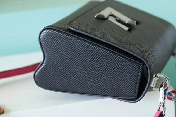 1:1 Replica Louis Vuitton LV Twist MM Epi Black Luxury Bag For Women - 9.1in/23cm