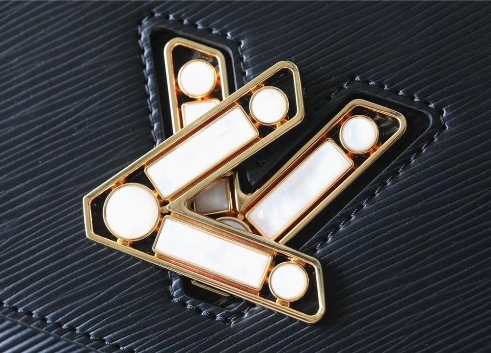 1:1 Replica Louis Vuitton LV Twist MM Epi Black Luxury Bag For Women - 9.1in/23cm