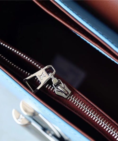 1:1 Replica Louis Vuitton LV Twist MM Epi Blue Luxury Bag For Women - 9.1in/23cm