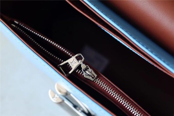 1:1 Replica Louis Vuitton LV Twist MM Epi Blue Luxury Bag For Women - 9.1in/23cm