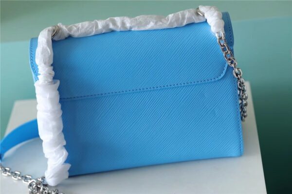 1:1 Replica Louis Vuitton LV Twist MM Epi Blue Luxury Bag For Women - 9.1in/23cm