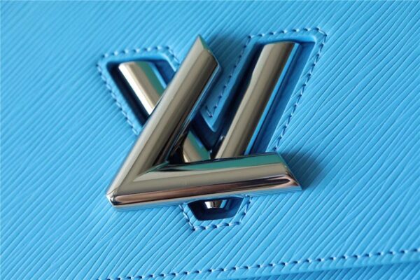 1:1 Replica Louis Vuitton LV Twist MM Epi Blue Luxury Bag For Women - 9.1in/23cm