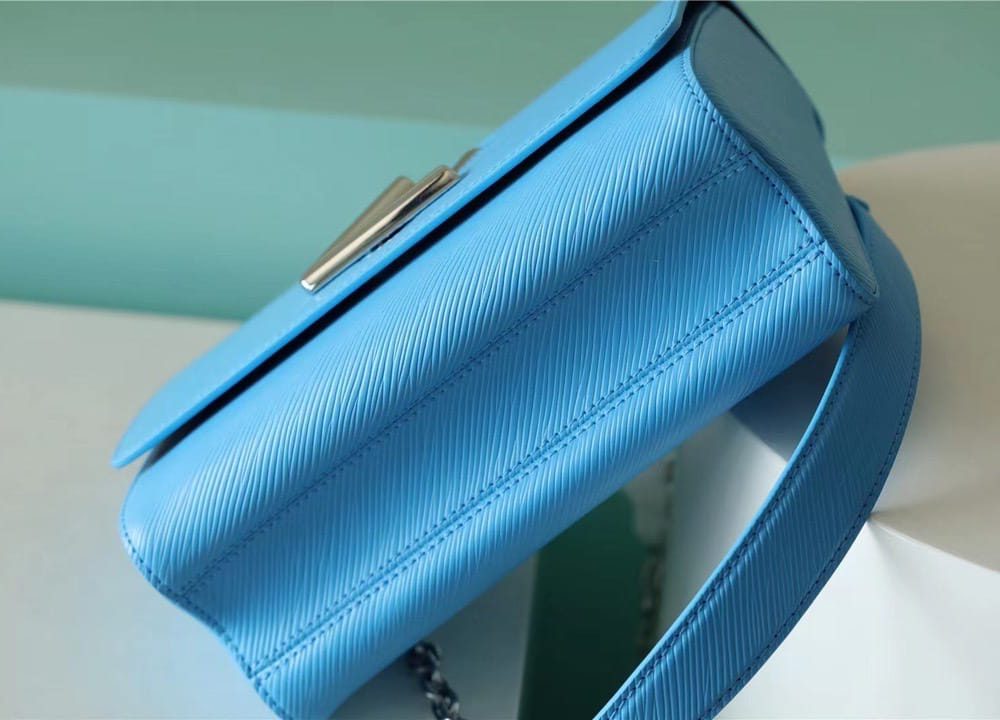 1:1 Replica Louis Vuitton LV Twist MM Epi Blue Luxury Bag For Women - 9.1in/23cm