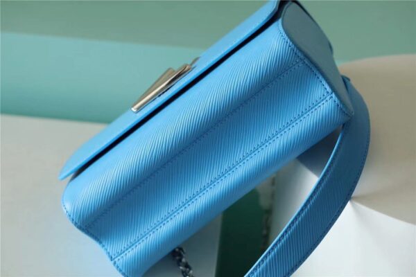1:1 Replica Louis Vuitton LV Twist MM Epi Blue Luxury Bag For Women - 9.1in/23cm