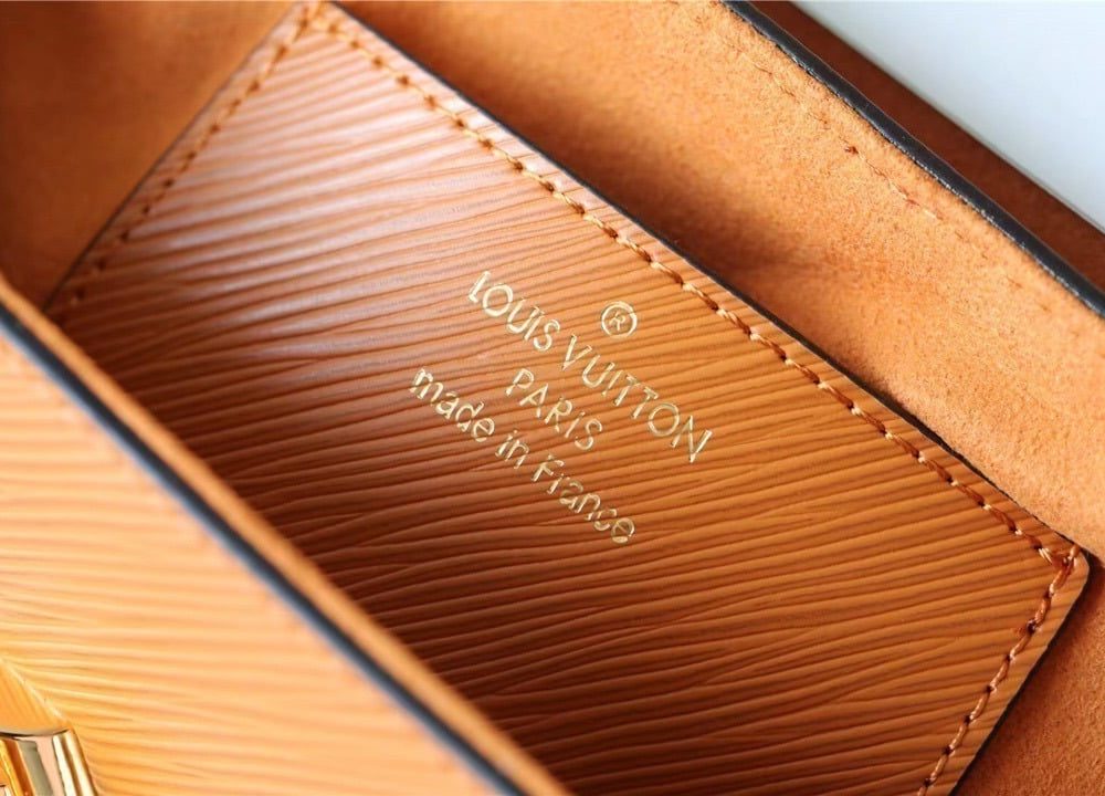 1:1 Replica Louis Vuitton LV Twist MM Epi Gold Miel Brown Luxury Bag For Women M59686 - 9.1in/23cm