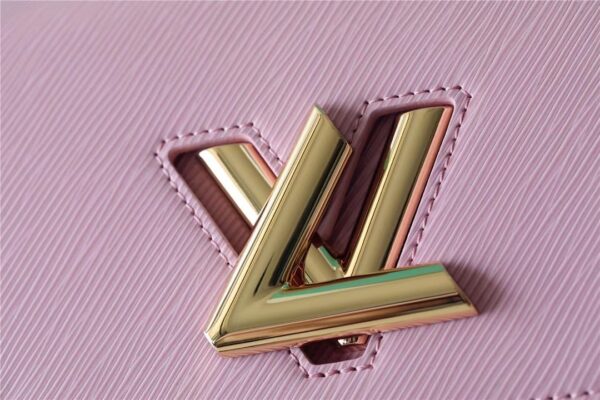 1:1 Replica Louis Vuitton LV Twist MM Epi Guimauve Purple Luxury Bag For Women - 9.1in/23cm