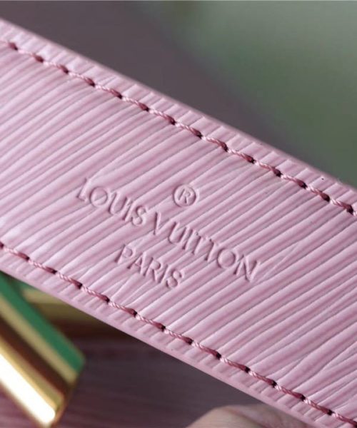 1:1 Replica Louis Vuitton LV Twist MM Epi Guimauve Purple Luxury Bag For Women - 9.1in/23cm