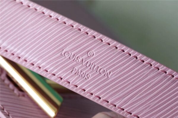 1:1 Replica Louis Vuitton LV Twist MM Epi Guimauve Purple Luxury Bag For Women - 9.1in/23cm