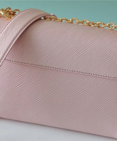 1:1 Replica Louis Vuitton LV Twist MM Epi Light Pink Luxury Bag For Women - 9.1in/23cm