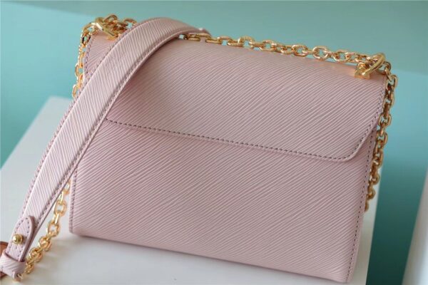 1:1 Replica Louis Vuitton LV Twist MM Epi Light Pink Luxury Bag For Women - 9.1in/23cm