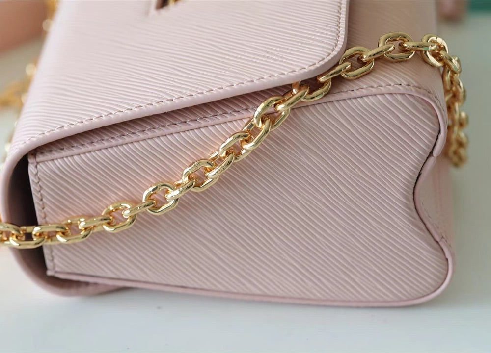 1:1 Replica Louis Vuitton LV Twist MM Epi Light Pink Luxury Bag For Women - 9.1in/23cm