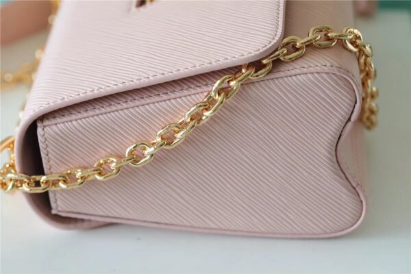 1:1 Replica Louis Vuitton LV Twist MM Epi Light Pink Luxury Bag For Women - 9.1in/23cm