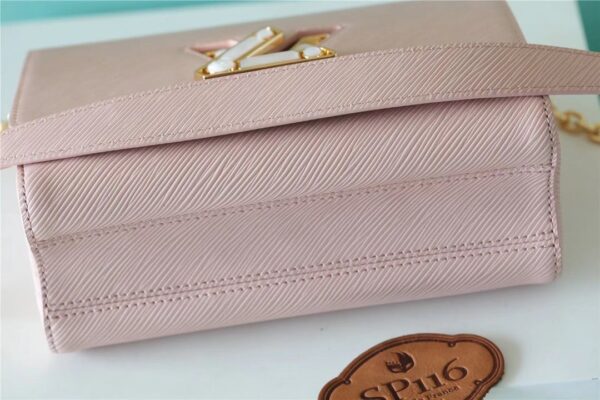 1:1 Replica Louis Vuitton LV Twist MM Epi Light Pink Luxury Bag For Women - 9.1in/23cm