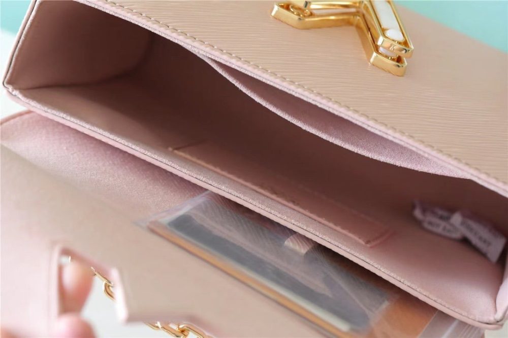 1:1 Replica Louis Vuitton LV Twist MM Epi Light Pink Luxury Bag For Women - 9.1in/23cm - Image 2