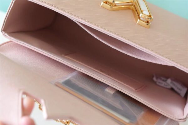 1:1 Replica Louis Vuitton LV Twist MM Epi Light Pink Luxury Bag For Women - 9.1in/23cm