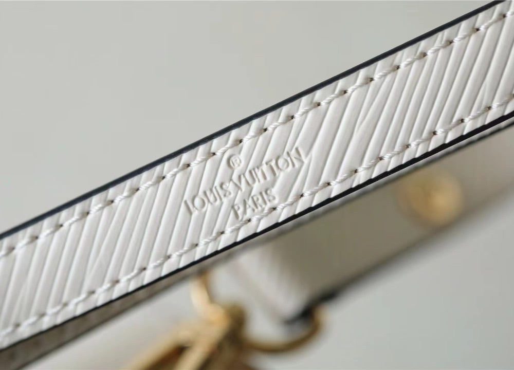 1:1 Replica Louis Vuitton LV Twist MM Epi White Luxury Bag For Women M21111 - 9.1in/23cm