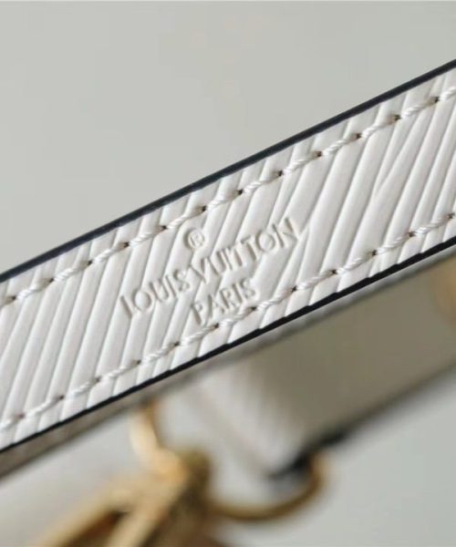 1:1 Replica Louis Vuitton LV Twist MM Epi White Luxury Bag For Women M21111 - 9.1in/23cm