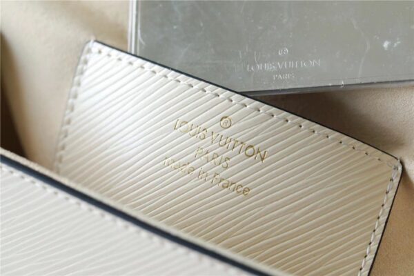 1:1 Replica Louis Vuitton LV Twist MM Epi White Luxury Bag For Women M55513 - 9.1in/23cm