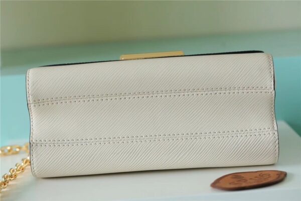 1:1 Replica Louis Vuitton LV Twist MM Epi White Luxury Bag For Women M55513 - 9.1in/23cm